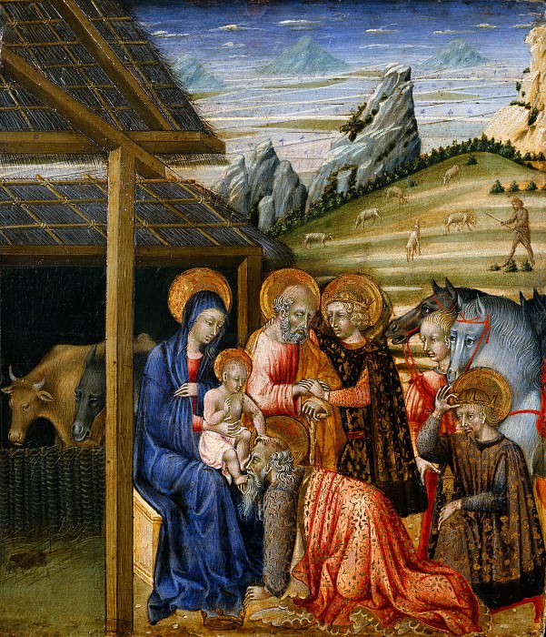 Giovanni di Paolo – The Adoration of the Magi, Metropolitan Museum: part 2