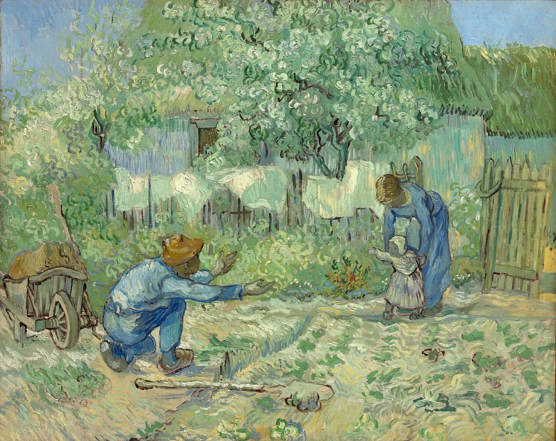 Vincent van Gogh – First Steps, after Millet, Metropolitan Museum: part 2