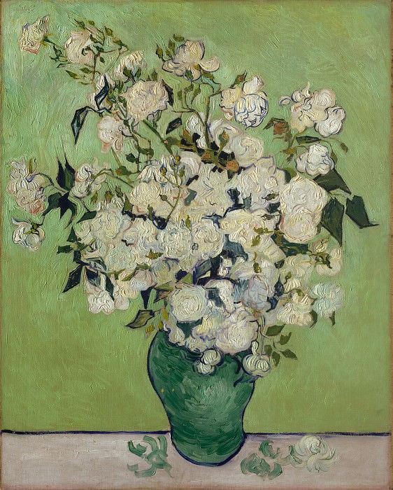 Vincent van Gogh – Roses, Metropolitan Museum: part 2