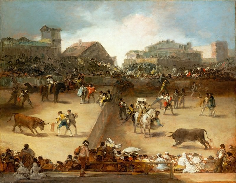 Attributed to Goya – Bullfight in a Divided Ring, Metropolitan Museum: part 2