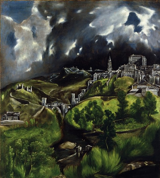 El Greco – View of Toledo, Metropolitan Museum: part 2