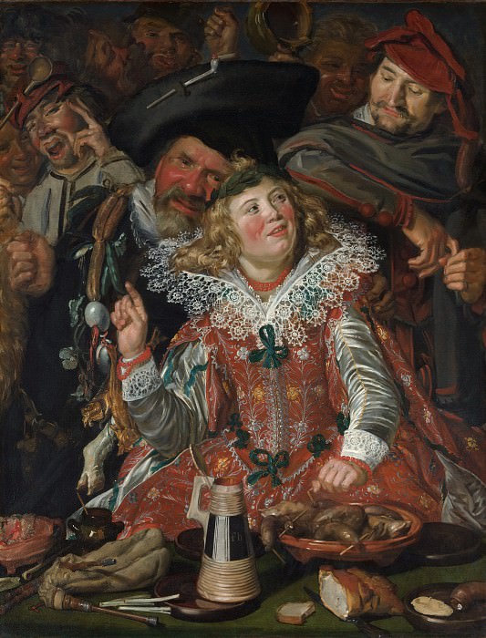 Frans Hals – Merrymakers at Shrovetide, Metropolitan Museum: part 2