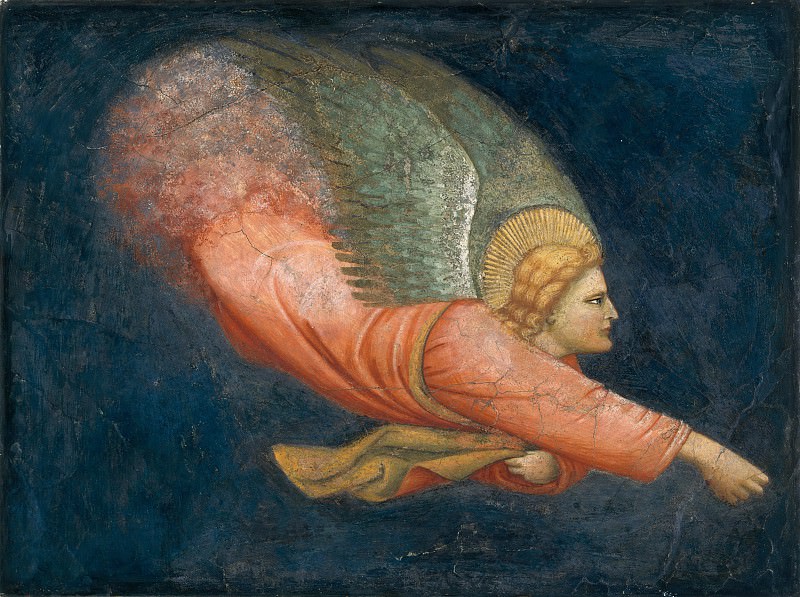 Северо-Итальянский художник, первая четверть 14 века – Два ангела, Музей Метрополитен: часть 2