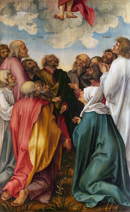 Hans Suess von Kulmbach – The Ascension of Christ, Metropolitan Museum: part 2