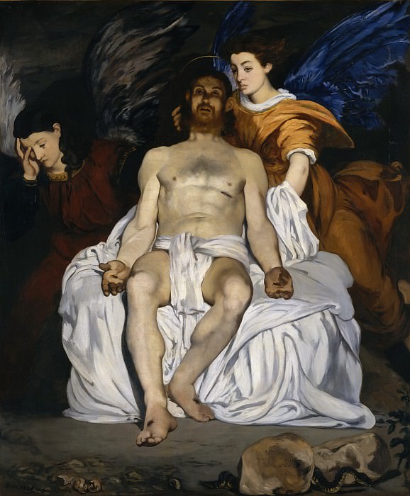 Эдуард Мане – Мёртвый Христос с ангелами, Музей Метрополитен: часть 2
