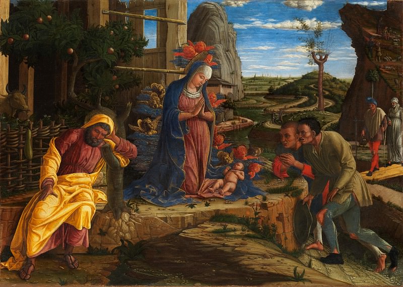 Andrea Mantegna – The Adoration of the Shepherds, Metropolitan Museum: part 2