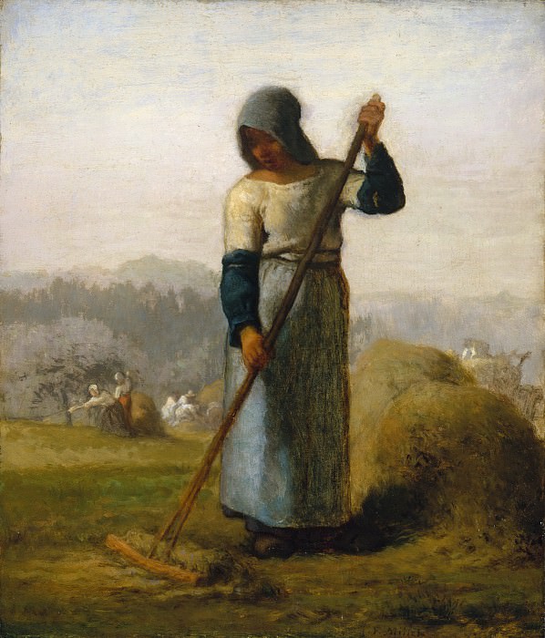 Jean-François Millet – Woman with a Rake, Metropolitan Museum: part 2