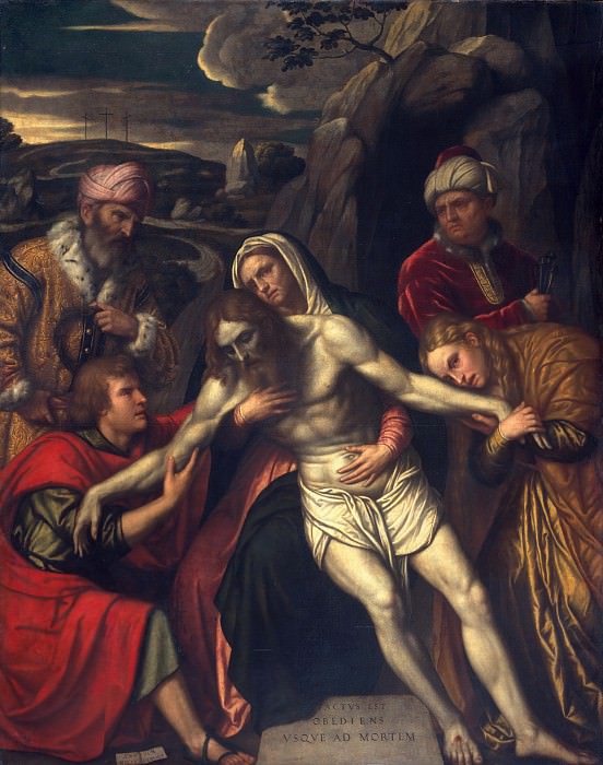 Moretto da Brescia – The Entombment, Metropolitan Museum: part 2