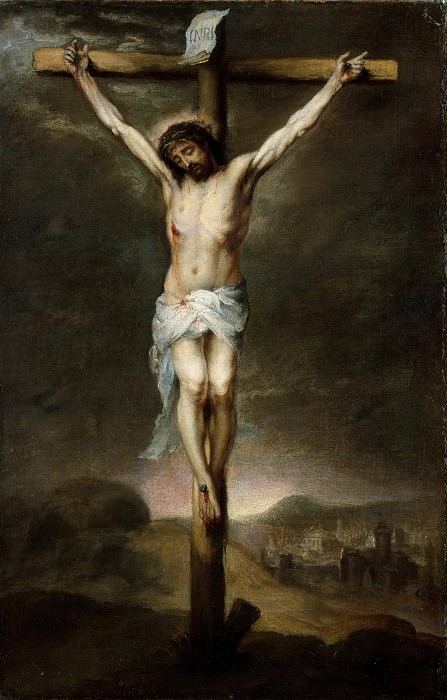 Bartolomé Esteban Murillo – The Crucifixion, Metropolitan Museum: part 2