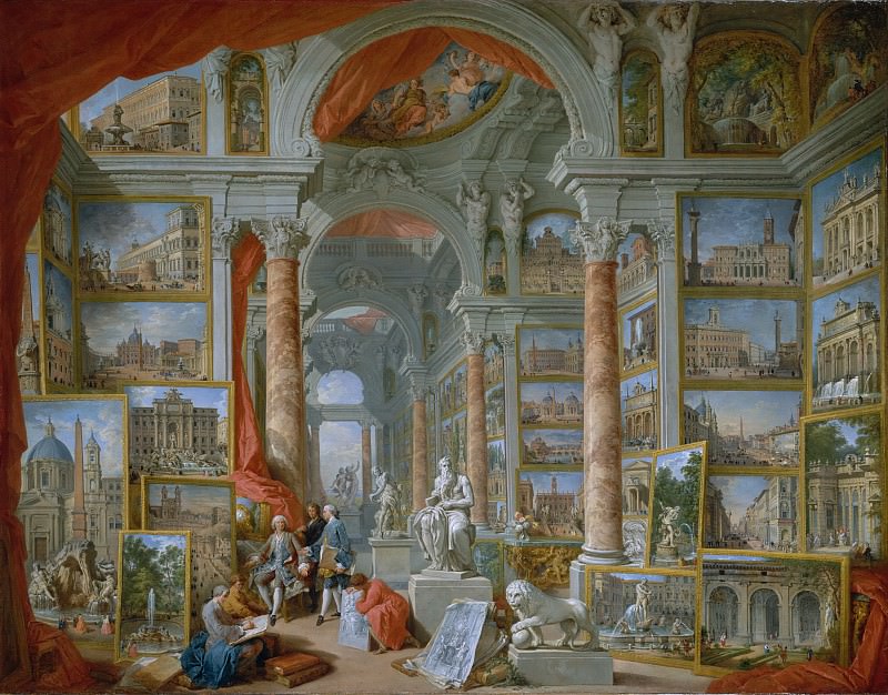 Giovanni Paolo Panini – Modern Rome, Metropolitan Museum: part 2