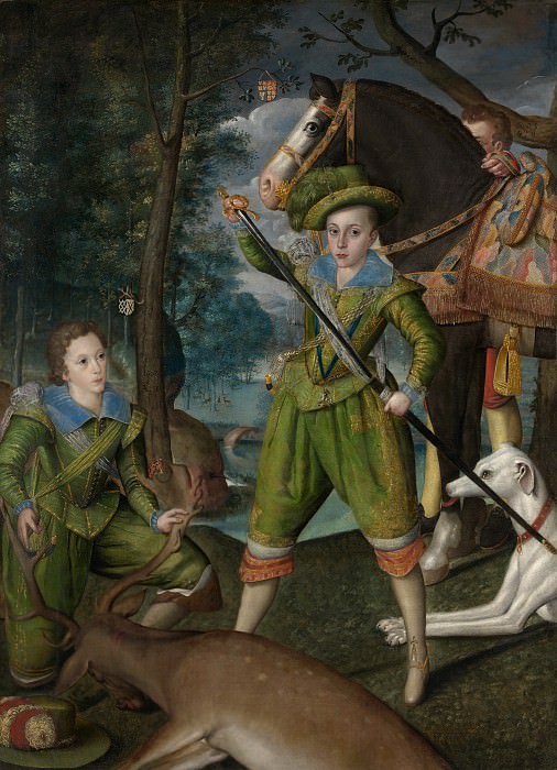 Robert Peake the Elder – Henry Frederick , Prince of Wales, with Sir John Harington , in the Hunting Field, Metropolitan Museum: part 2
