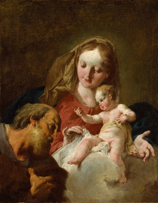 Giovanni Battista Pittoni – The Holy Family, Metropolitan Museum: part 2