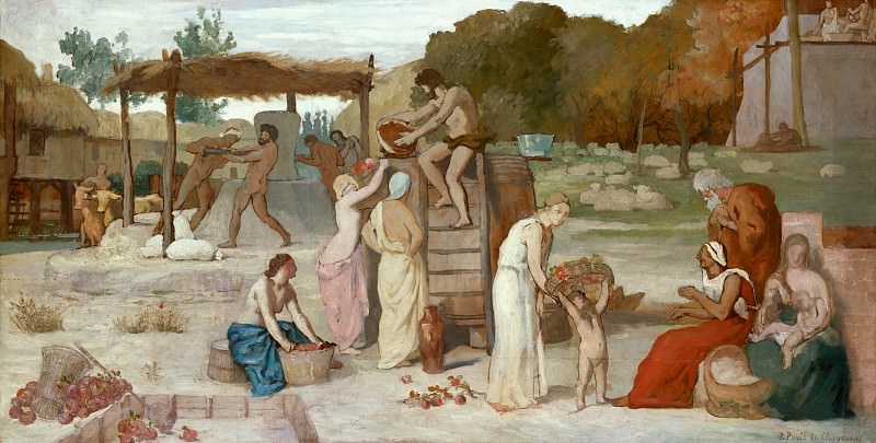 Pierre Puvis de Chavannes – Cider, Metropolitan Museum: part 2