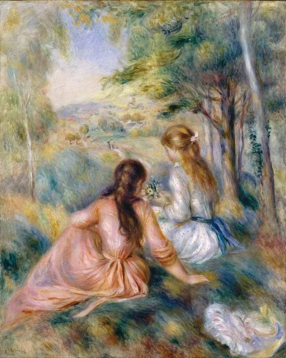Auguste Renoir – In the Meadow, Metropolitan Museum: part 2