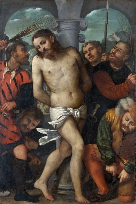 Girolamo Romanino – The Flagellation; The Madonna of Mercy, Metropolitan Museum: part 2