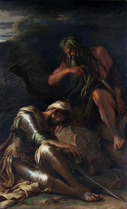 Salvator Rosa 1615–1673 Rome) – The Dream of Aeneas, Metropolitan Museum: part 2