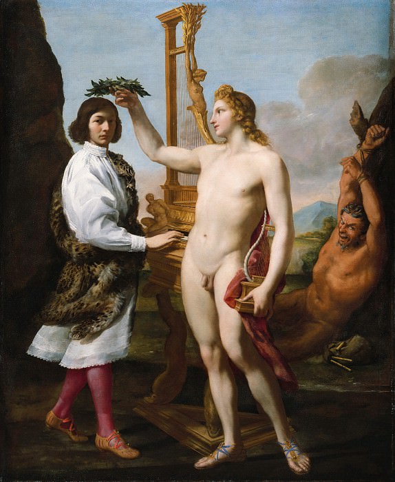 Andrea Sacchi ca. 1599–1661 Rome) – Marcantonio Pasqualini Crowned by Apollo, Metropolitan Museum: part 2