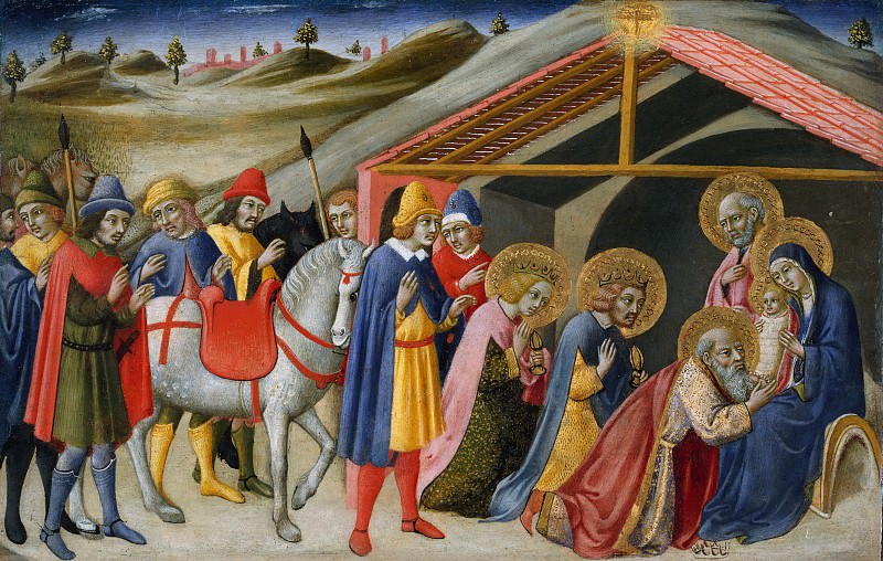 Sano di Pietro – The Adoration of the Magi, Metropolitan Museum: part 2