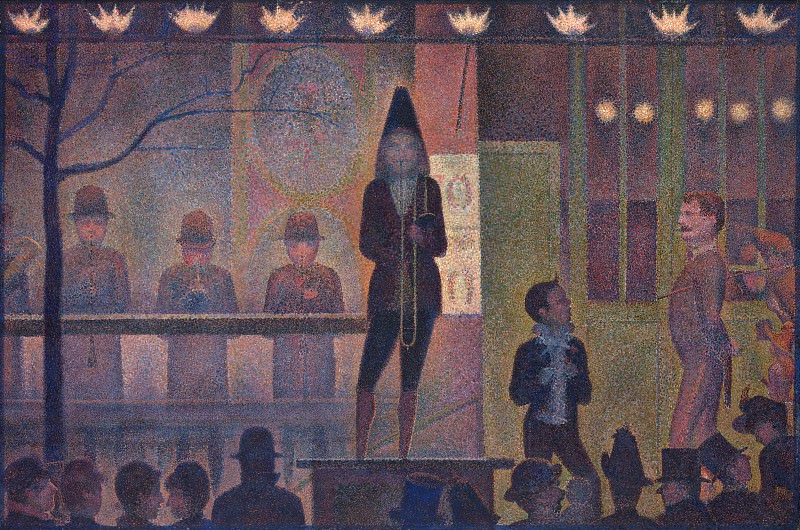 Georges Seurat – Circus Sideshow, Metropolitan Museum: part 2
