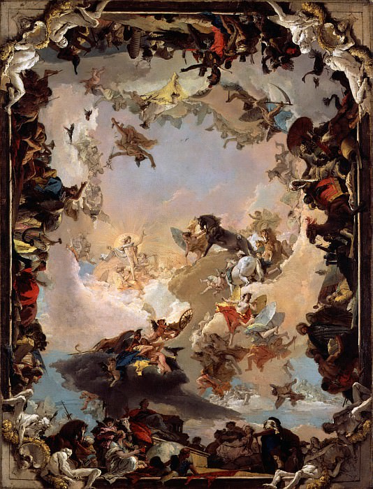 Giovanni Battista Tiepolo – Allegory of the Planets and Continents, Metropolitan Museum: part 2