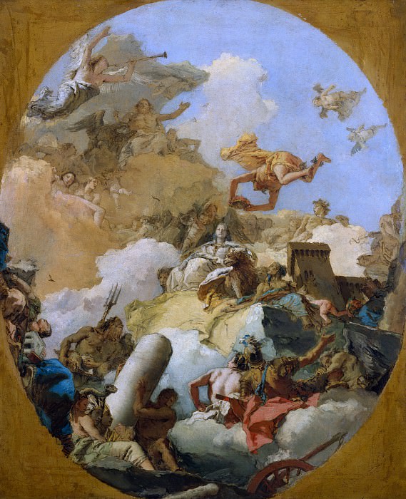 Giovanni Battista Tiepolo – The Apotheosis of the Spanish Monarchy, Metropolitan Museum: part 2