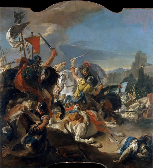 Giovanni Battista Tiepolo – The Battle of Vercellae, Metropolitan Museum: part 2
