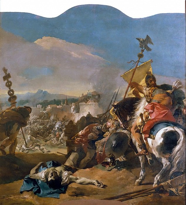 Giovanni Battista Tiepolo – The Capture of Carthage, Metropolitan Museum: part 2
