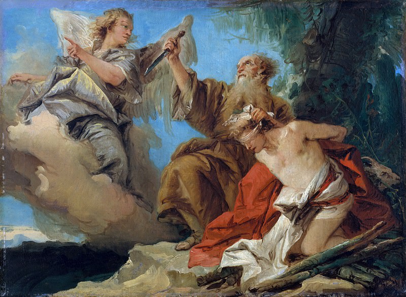 Giovanni Domenico Tiepolo – The Sacrifice of Isaac, Metropolitan Museum: part 2