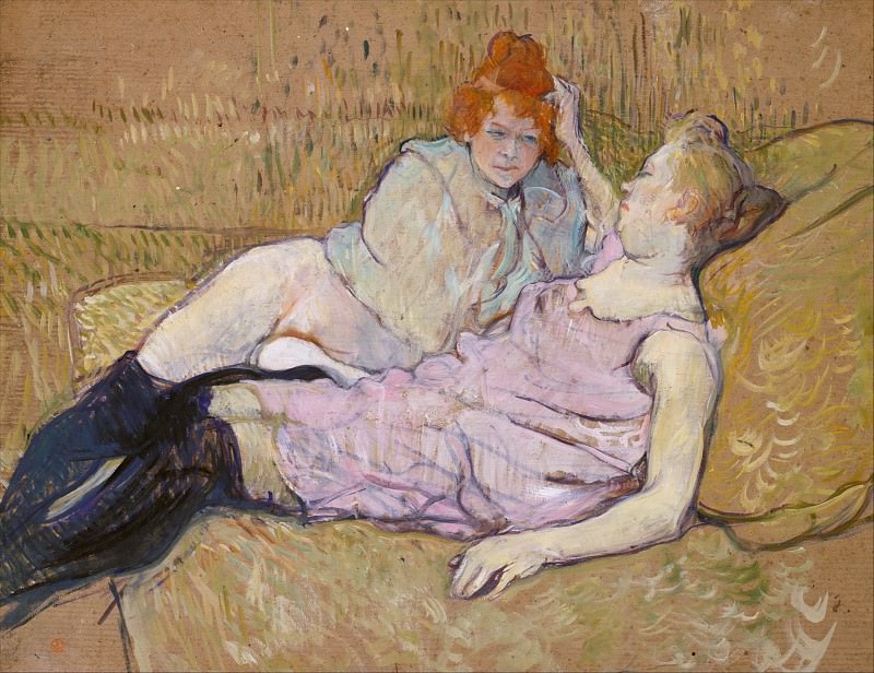 Henri de Toulouse-Lautrec – The Sofa, Metropolitan Museum: part 2