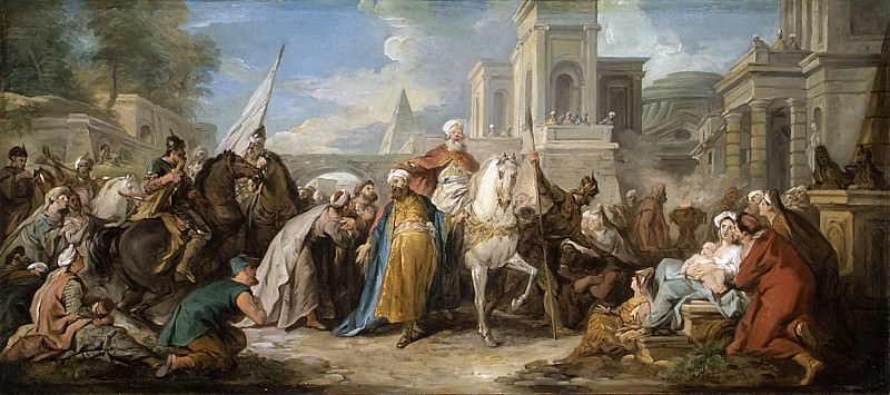 Jean François de Troy – The Triumph of Mordecai, Metropolitan Museum: part 2