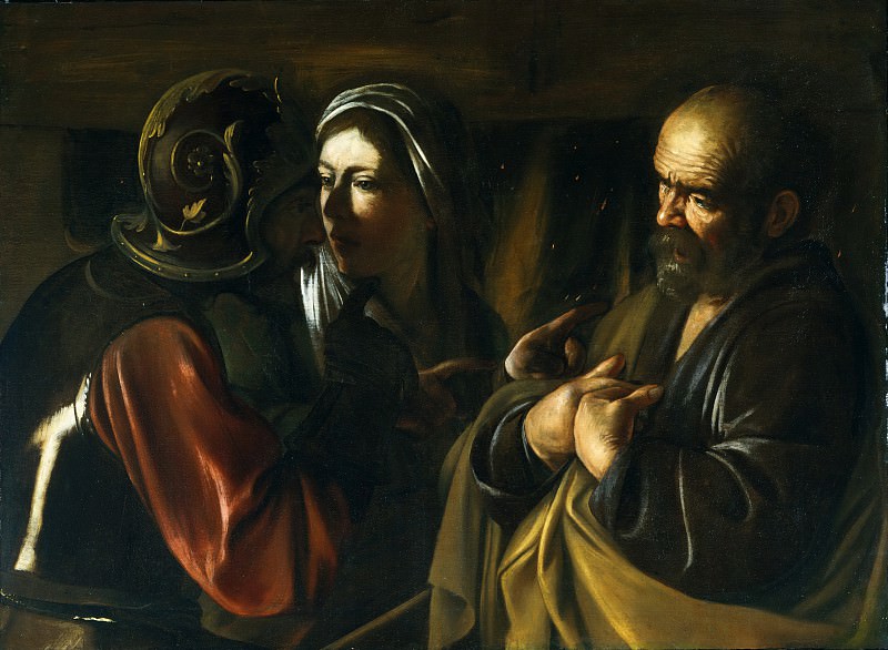 Caravaggio – The Denial of Saint Peter, Metropolitan Museum: part 2