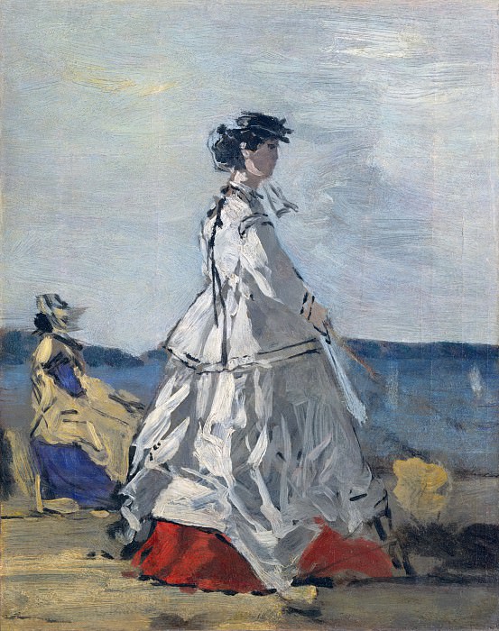 Eugène Boudin – Princess Pauline Metternich on the Beach, Metropolitan Museum: part 2