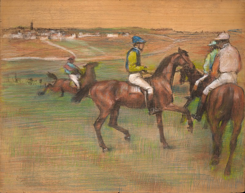 Edgar Degas – Race Horses, Metropolitan Museum: part 2