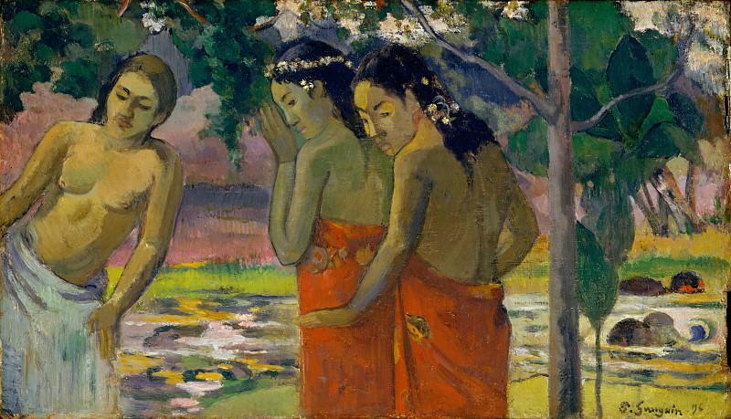 Поль Гоген – Три таитянские женщины, Музей Метрополитен: часть 2