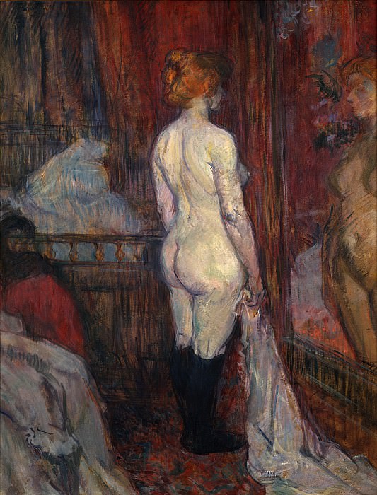 Henri de Toulouse-Lautrec – Woman before a Mirror, Metropolitan Museum: part 2