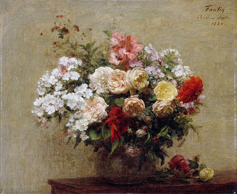 Henri Fantin-Latour – Summer Flowers, Metropolitan Museum: part 2