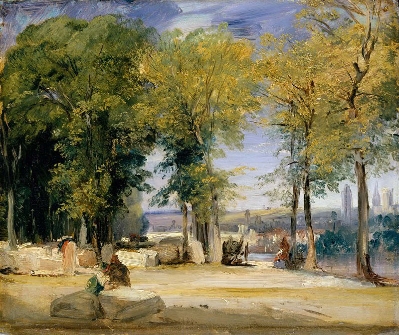 Richard Parkes Bonington – View near Rouen, Metropolitan Museum: part 2