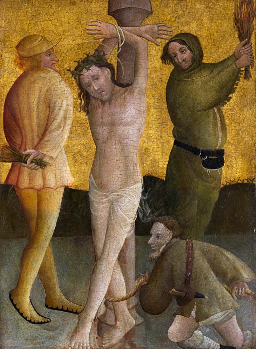 Master of the Berswordt Altar – The Flagellation, Metropolitan Museum: part 2
