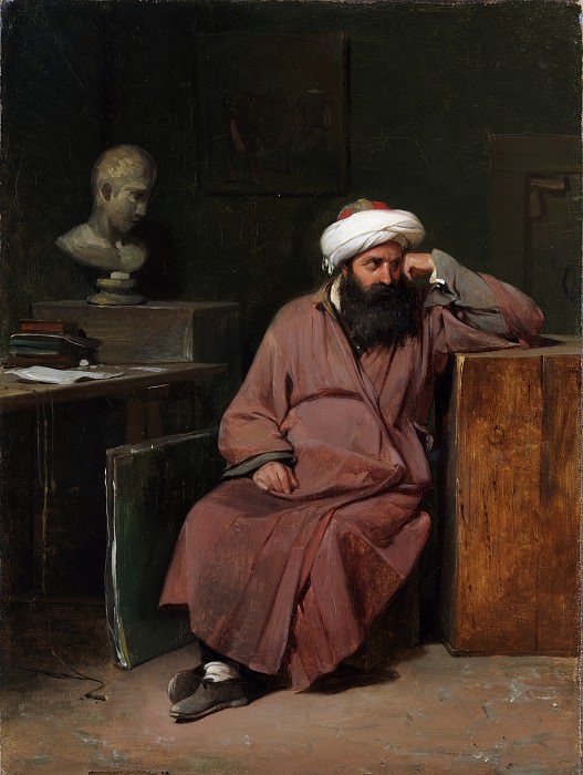 Auguste-Xavier Leprince – Man in Oriental Costume in the Artist’s Studio, Metropolitan Museum: part 2