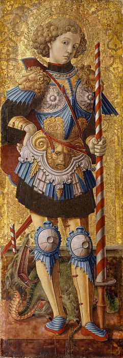 Карло Кривелли, известен с 1457 – умер 1493 Асколи-Пичено) – Святой Георгий, Музей Метрополитен: часть 2