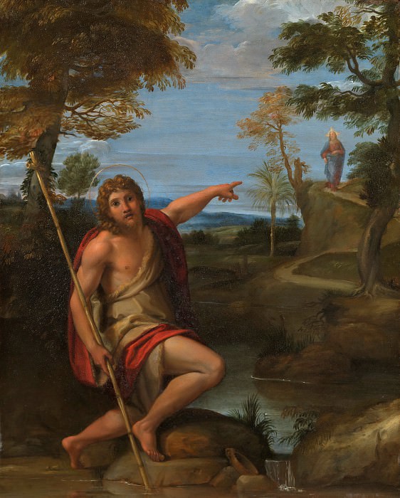 Annibale Carracci – Saint John the Baptist Bearing Witness, Metropolitan Museum: part 2