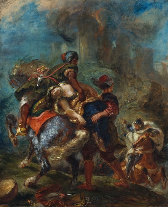 Eugène Delacroix – The Abduction of Rebecca, Metropolitan Museum: part 2