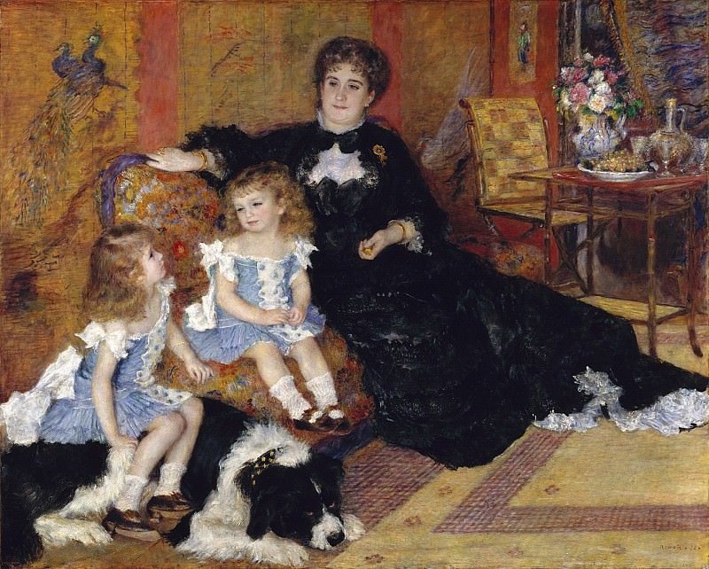 Auguste Renoir – Madame Georges Charpentier and Her Children, Georgette-Berthe and Paul-Émile-Charles , Metropolitan Museum: part 2