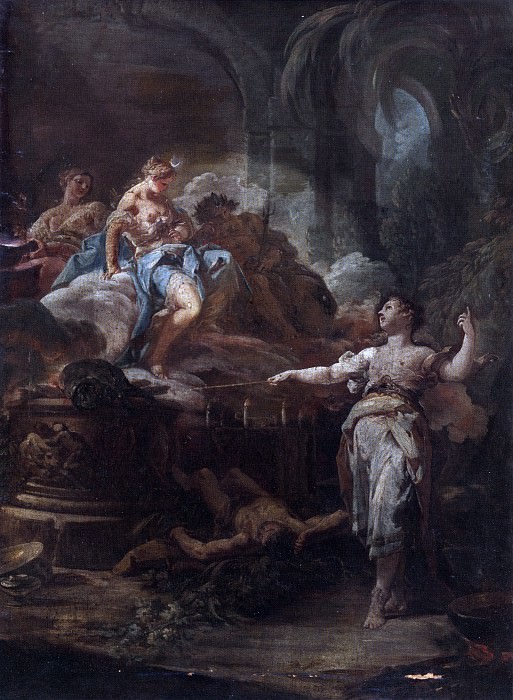 Corrado Giaquinto – Medea Rejuvenating Aeson, Metropolitan Museum: part 2