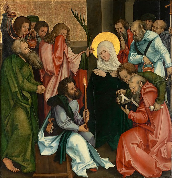 Hans Schäufelein – The Dormition of the Virgin; Christ Carrying the Cross, Metropolitan Museum: part 2