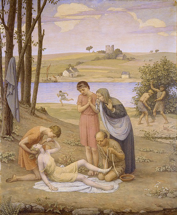 Bryson Burroughs – Eurydice Bitten by the Snake, Metropolitan Museum: part 2