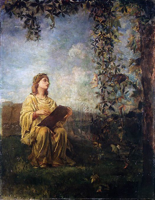 John La Farge – The Muse of Painting, Metropolitan Museum: part 2
