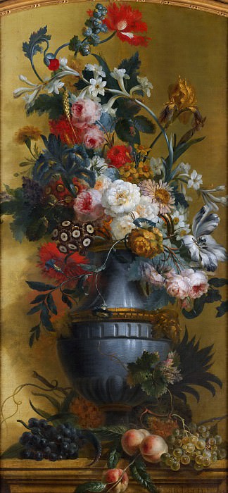 Willem van Leen – Flowers in a Blue Vase, Metropolitan Museum: part 2