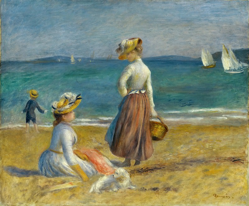 Auguste Renoir – Figures on the Beach, Metropolitan Museum: part 2