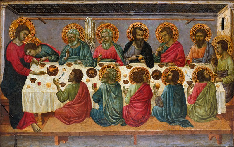 Ugolino da Siena – The Last Supper, Metropolitan Museum: part 2